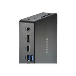 Shuttle XPC nano - Barebone - mini PC 1 x Celeron 7305 - jusqu'à 4.4 GHz - RAM 4 Go - UHD Graphics 62... (NC4010BA)_9